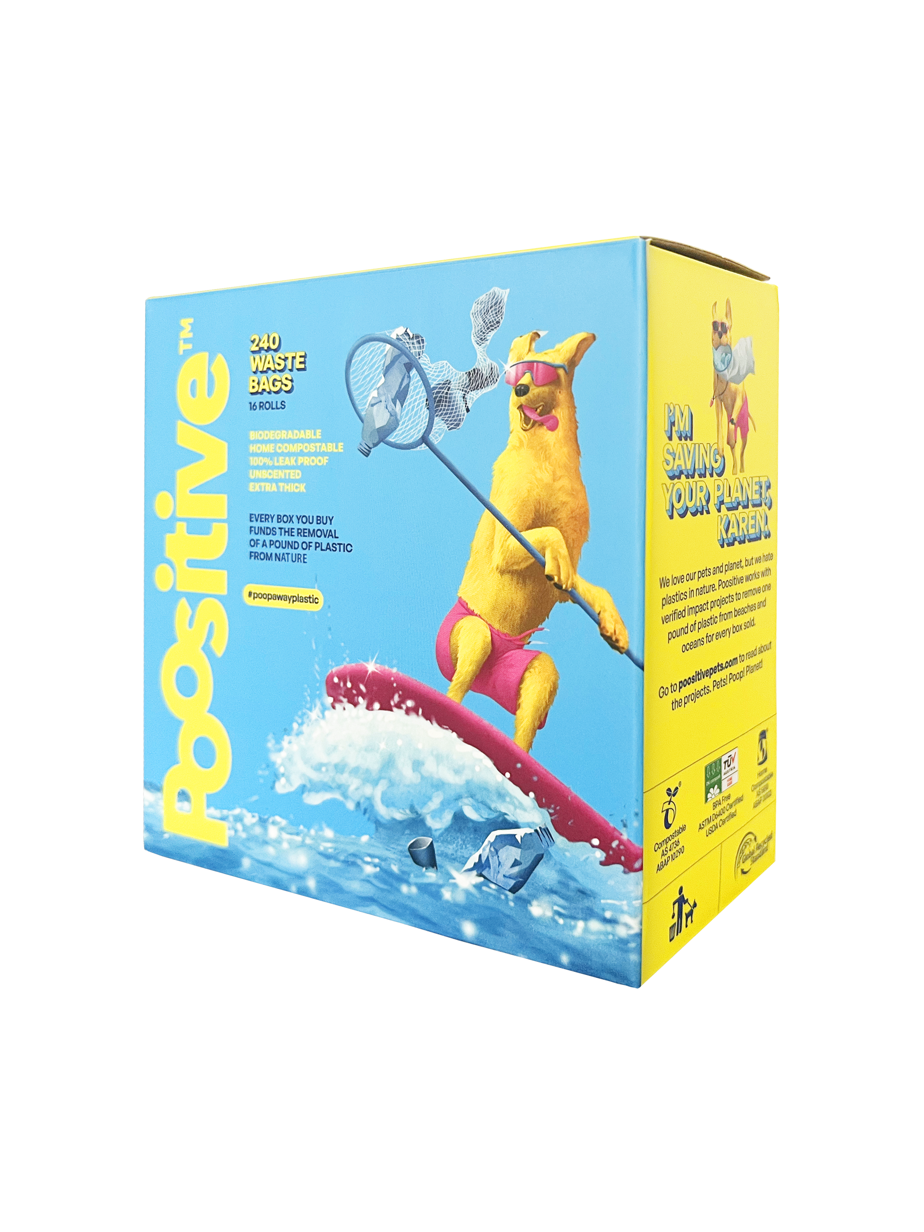 Poositive Compostable Dog Poop Bags